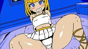 I'm the Cute Blonde Girl Showin My Panties, Gettin Fucked with Leg Raised, Cum Goddess Emi Sex Scene CGI