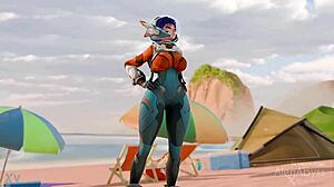 Overwatch Juno Getting Clapped