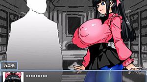 Female swordsman Kaede in harassment job and tower