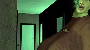 Wife boldly cheats with intense ass job in 3d milf animation featuring big tits and ass