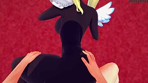 Lalatina Darkness чука здраво в ахегао POV секс