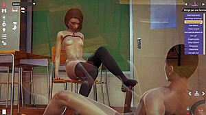 Sexy girl gets fucked in 3D animation