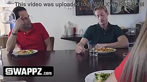 Why Not Swap Elsa Jean And Liza Rowe With Their Stepdads For Blowjob Fun