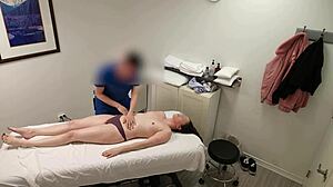 i gave ashley's wife oiled massage foreplay in leggings then wet pussy play