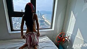 I showed my ass to the whole city before taking that huge cum load outdoors