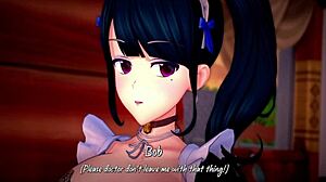 that slime girl from the anime game just grabs whatever she desires without asking