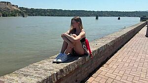 Hey, you're broke with no apartment cash, so crash here and pay with your big tits bedroom riding orgasm.