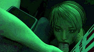 Stepsis pussy cums multiple times from passionate home alone sex in 3D hentai game.