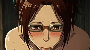 suggestive anime exploration of attack on titan hange hen ai story