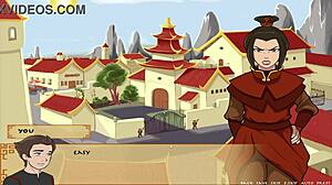 Four Elements Trainer - Slave Route Part 19: Intense BDSM In Avatar Parody