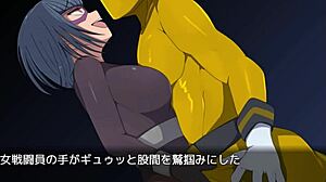 Evil executive receives blowjob in quest.