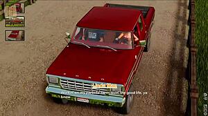 At the inn, big tits bounce during the anime game adventure.