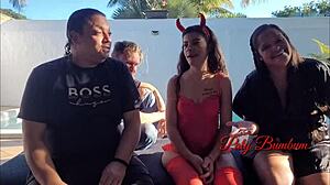 interview with pamela surfistinha testing the sofa as a novice in the industry