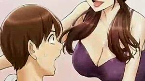 स्टेपमॉम मेड वर्जिन एबोनी हेंटाई कॉमिक्स एक्शन