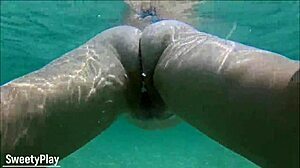 Hey, Imagine This Creampie Underwater After a Beach Orgy with Wet Wives