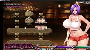 karryns prison part 3 waitress job and finger sucking sexy warden hentai game