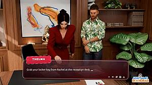 Ep1 Sex Coach Hot Yoga Gameplay Shows SFW Scenes with Curvy Mature in Outfit Performing Squirting Poses and Group Interactions