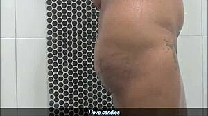Sexy Wife Discusses Anime And Sex Positions While Shaving Hairy Pussy In Bathroom