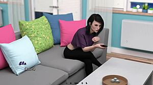 Complete gameplay of summer heat part 2 with redhead and brunette in bikini at gym