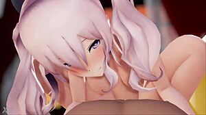 kashima gets fucked in v3 of kantai collection anime with rindou in suggestive scenes