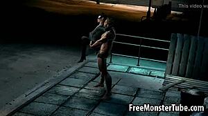 3D Catwoman Experiences Intense Hardcore Fucking By Wolverine Outdoors
