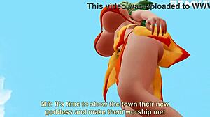 mmd giantess an apprentices magical mishap in konosuba style