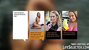 Blonde Pornstar Babe Gives Pov Blowjob And Handjob