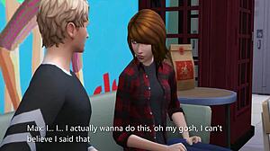 omg i finally hooked up with my shy classmate for a rough blowjob and doggystyle in sims 4 3d animation 😏