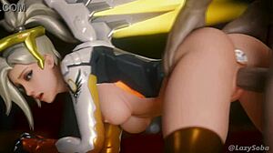 check out these full bodied overwatch girls getting handjobs and blowjobs