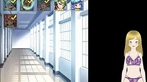 Hentai Girl's Panties Stuck In Juicy Pussy Tunnel