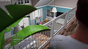 Dude flirts with sexy redhead slut in a house full of hot sluts in Summer Heat 04