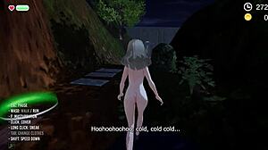 Kusanagi's nude streak in college hentai game 😏