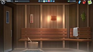 Caught stepsis jenny playing with her big boobs in summertime saga 3d game!