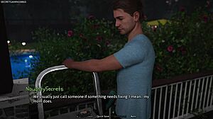 Dude flirts with sexy redhead slut in a house full of hot sluts in Summer Heat 04