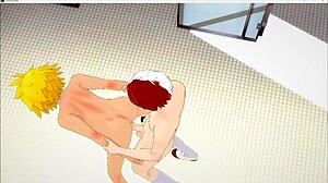 Bakugou Deku Kaminari Shoto Orgy In Toilet With Cum On Face Creampie Assfucking