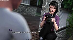 Dude flirts with sexy redhead slut in a house full of hot sluts in Summer Heat 04