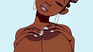 laine boobs toon big tits black ebony hentai natural tits