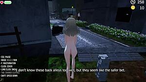 Γυμνή διαδρομή της Kusanagi σε παιχνίδι hentai κολεγίου 😏