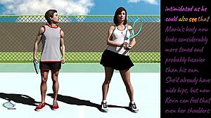 What naughty things is the babysitter doing in episode 9?