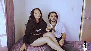 Friend Fucks Husband During Movie Night, Discovered At End.