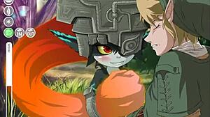 Watch Midna get fucked in the ass in this Zelda hentai game!