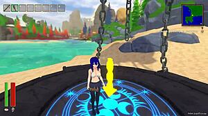 Gameplay of tropical monster girls involves character creation and getting stranded