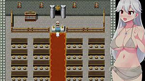 hey, check out this shrine maiden offering her hole in the ero-dungeon part 1