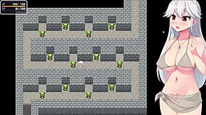 hey, check out this shrine maiden offering her hole in the ero-dungeon part 1