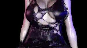 beauty chick ride big dick - 3d animation with huge monster cock cowgirl riding 😍