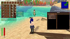 Gameplay of tropical monster girls involves character creation and getting stranded