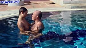 Stepdaddy's Outdoor Fuck Fest With Mommy And Stepdaughter