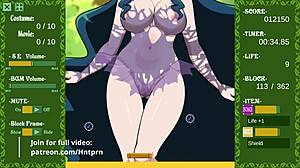 What Happens In This Stripping Brick Breaker Hentai Minigame?