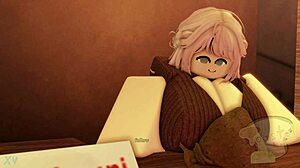 Paid-Zuri's Passionate Titty Fuck in Roblox Animation