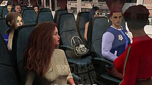 i got a handjob from hot emo girl on public bus in taboo university 58